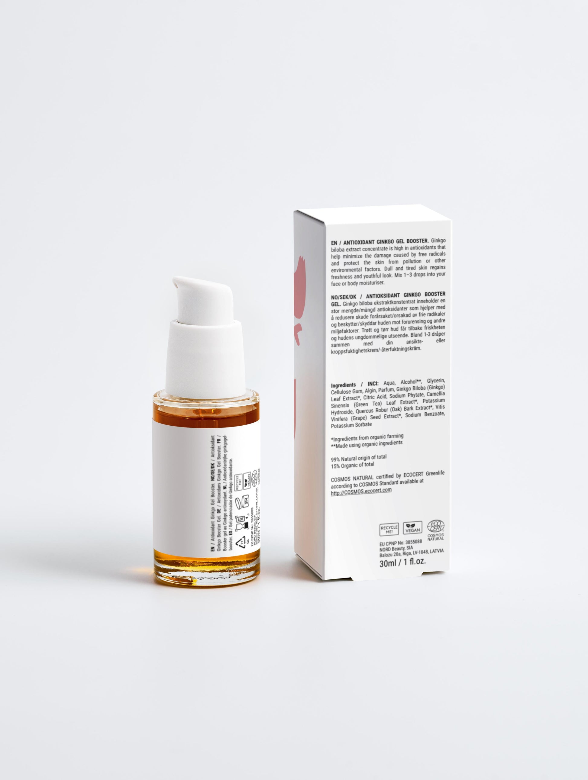 Antioxidant Ginkgo Gel Booster